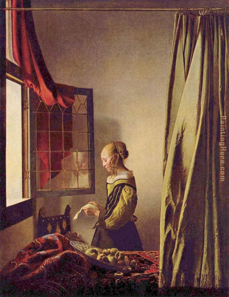 Johannes Vermeer Girl Reading a Letter at an Open Window